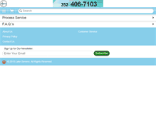 Tablet Screenshot of lakecountyprocessservers.com